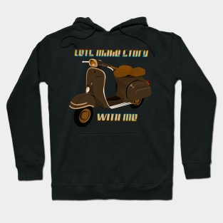 Old Scooter Brown Hoodie